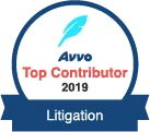 Avvo Top Contributor 2019 Litigation